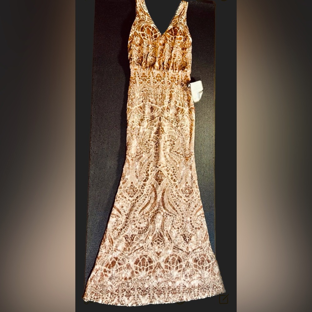 Besty and Adam Sequin long dress